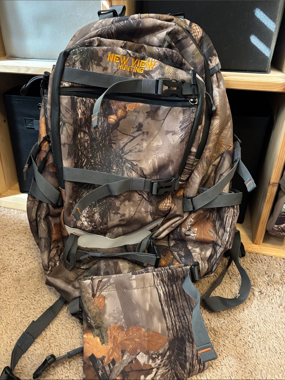 Men's Camo Backpack - Brown/Green